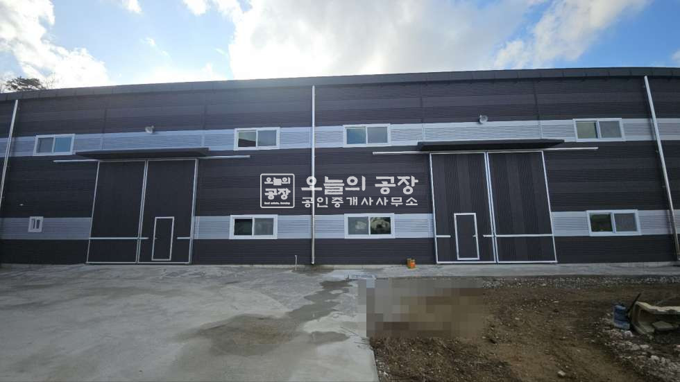 경기 화성만세구 장안면 노진리 부지1,754평/건물300평, 신축, 평당25,000원,호이스트추가설치가 월세 매물번호 10561 사진 1