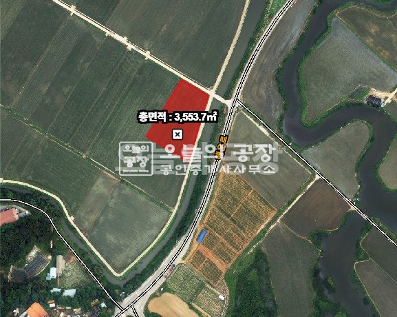 경기 화성만세구 마도면 금당리 부지1,075 농지 옆부지와함께가능2,150 매매 매물번호 10780 사진 2