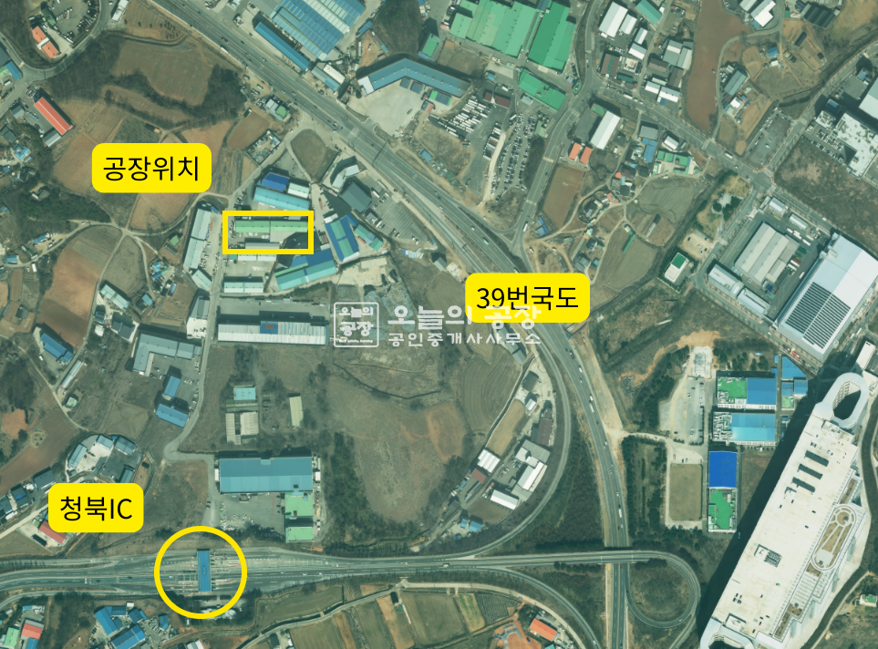 경기 평택시 청북읍 고렴리 대지 1032평 / 건물 428평 / 청북IC 1분거리 마당넓은 단독공장 매매 매매 매물번호 10827 사진 2