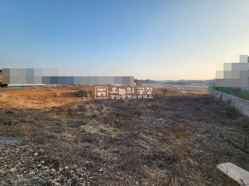 경기 화성만세구 장안면 석포리 부지 1,600평 / 공장설립승인 득 / 토목공사 완료 / 공장밀집지역 매매 매물번호 10320 사진 1
