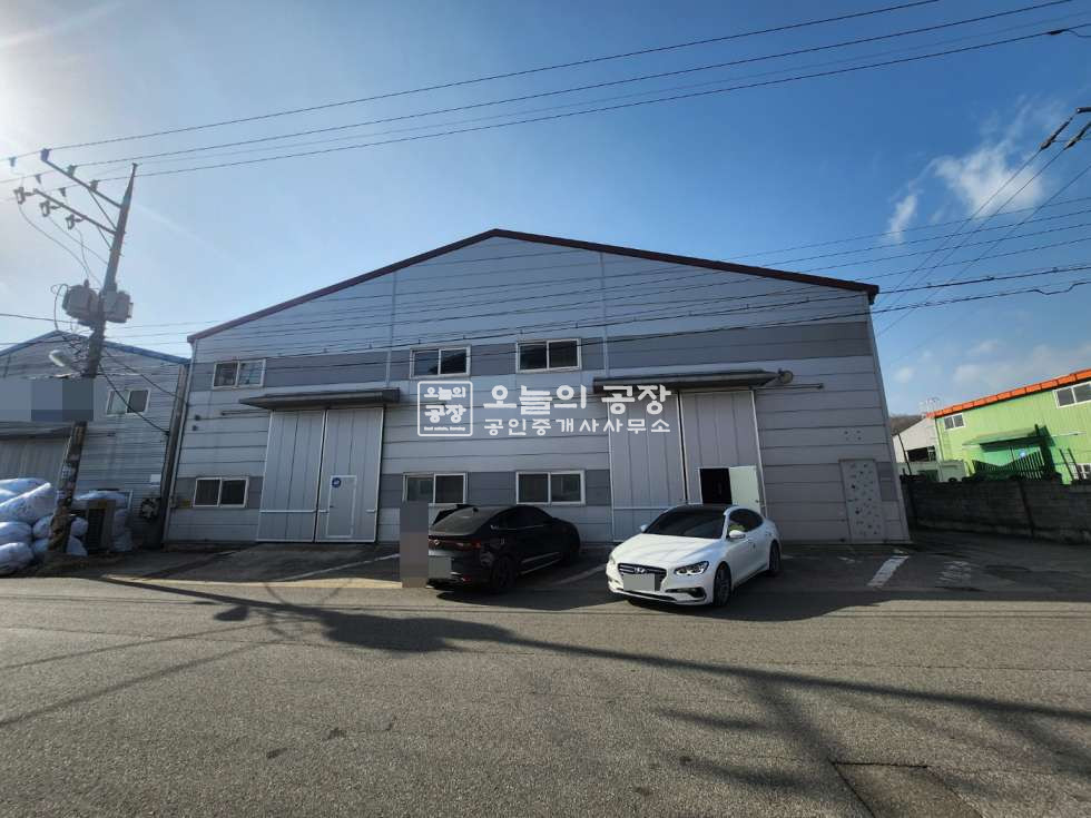 경기 화성만세구 양감면 요당리 부지438평/건물180평/고전력290kw/산업단지내위치/대형차진입가능/호이스트2.8t 월세 매물번호 10392 사진 3
