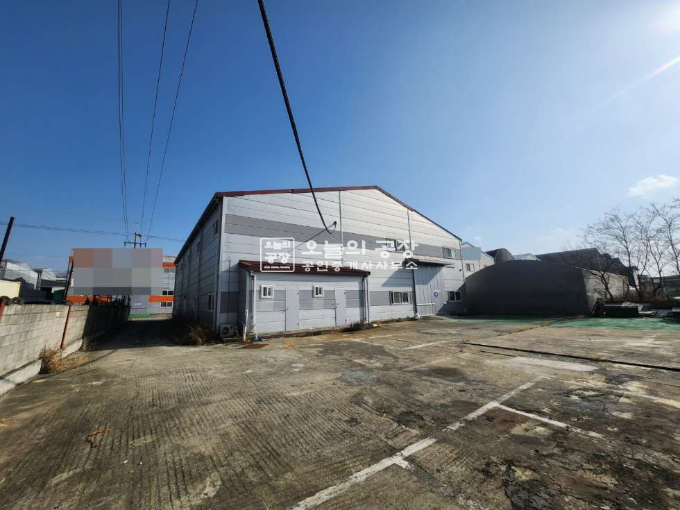 경기 화성만세구 양감면 요당리 부지438평/건물180평/고전력290kw/산업단지내위치/대형차진입가능/호이스트2.8t 월세 매물번호 10392 사진 7