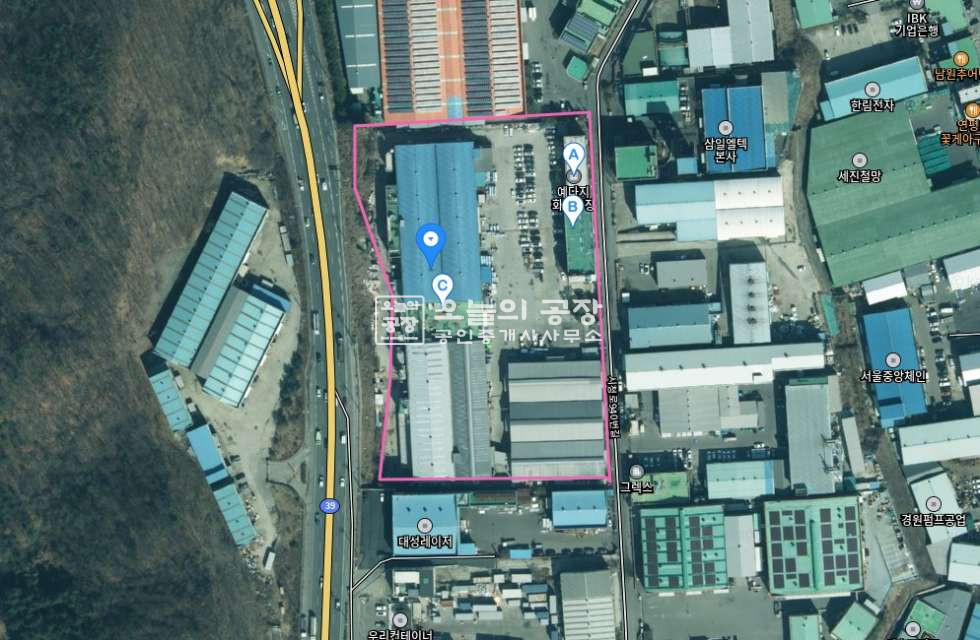 경기 화성만세구 팔탄면 구장리 부지6,481평/건물5,146평,단독,켄터이너차량,전력950kw,r기숙사,식당 매매 매물번호 10567 사진 1